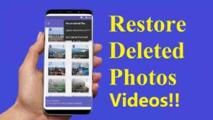 How to recover old photos